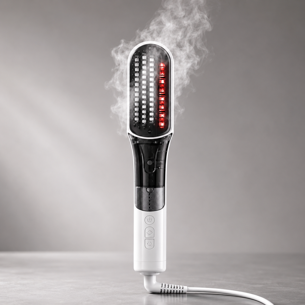 SteamGlow – Elektrisk glattebørste med damp